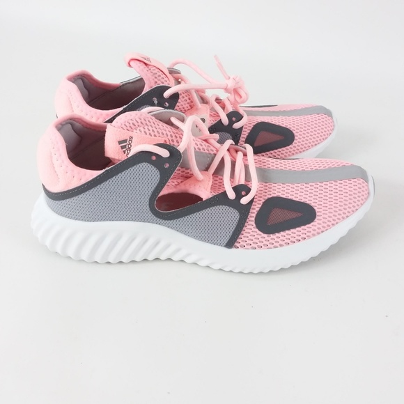 Adidas Run Lux Clima Size 7 Peach Gray - Picture 2 of 5